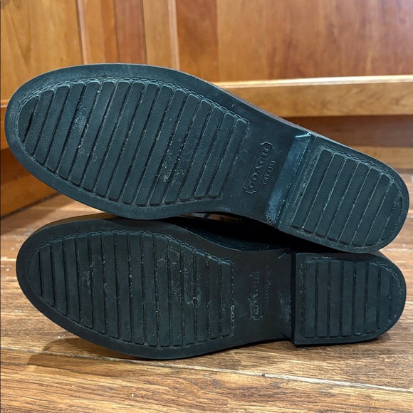 Coach Tristee Black Rain Boots Size 7M - Picture 10 of 15